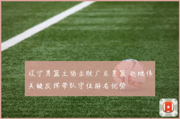 辽宁男篮主场击败广东男篮 赵继伟关键发挥带队守住排名优势